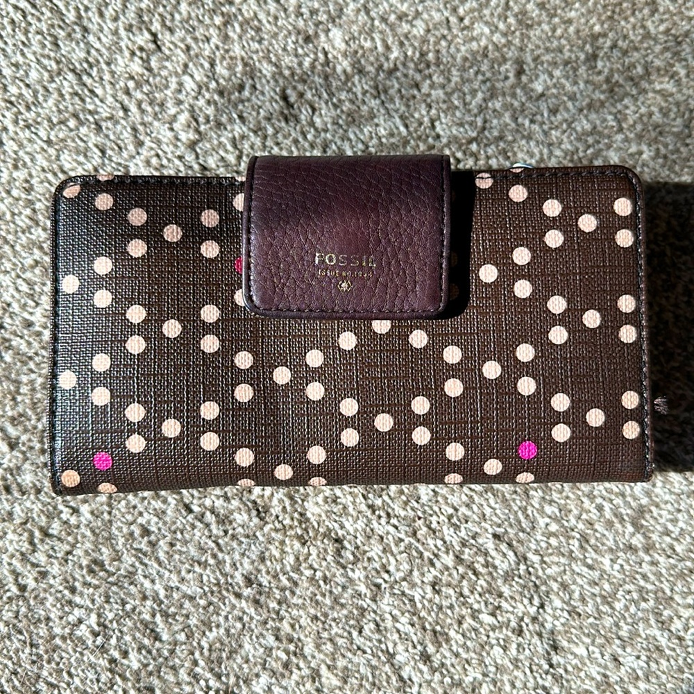 Brown Fossil Wallet